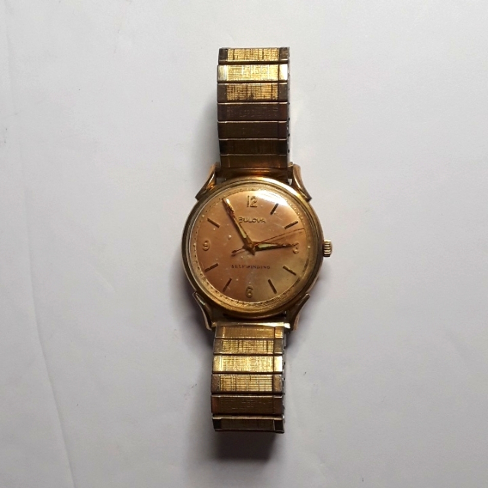 RARE BULOVA M1 1960s 10KT ROLLED ALL GOLD SELFWINDING WATERPROOF WATCH